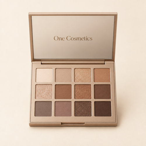 Illustrative image of a One Cosmetics eyeshadow palette
