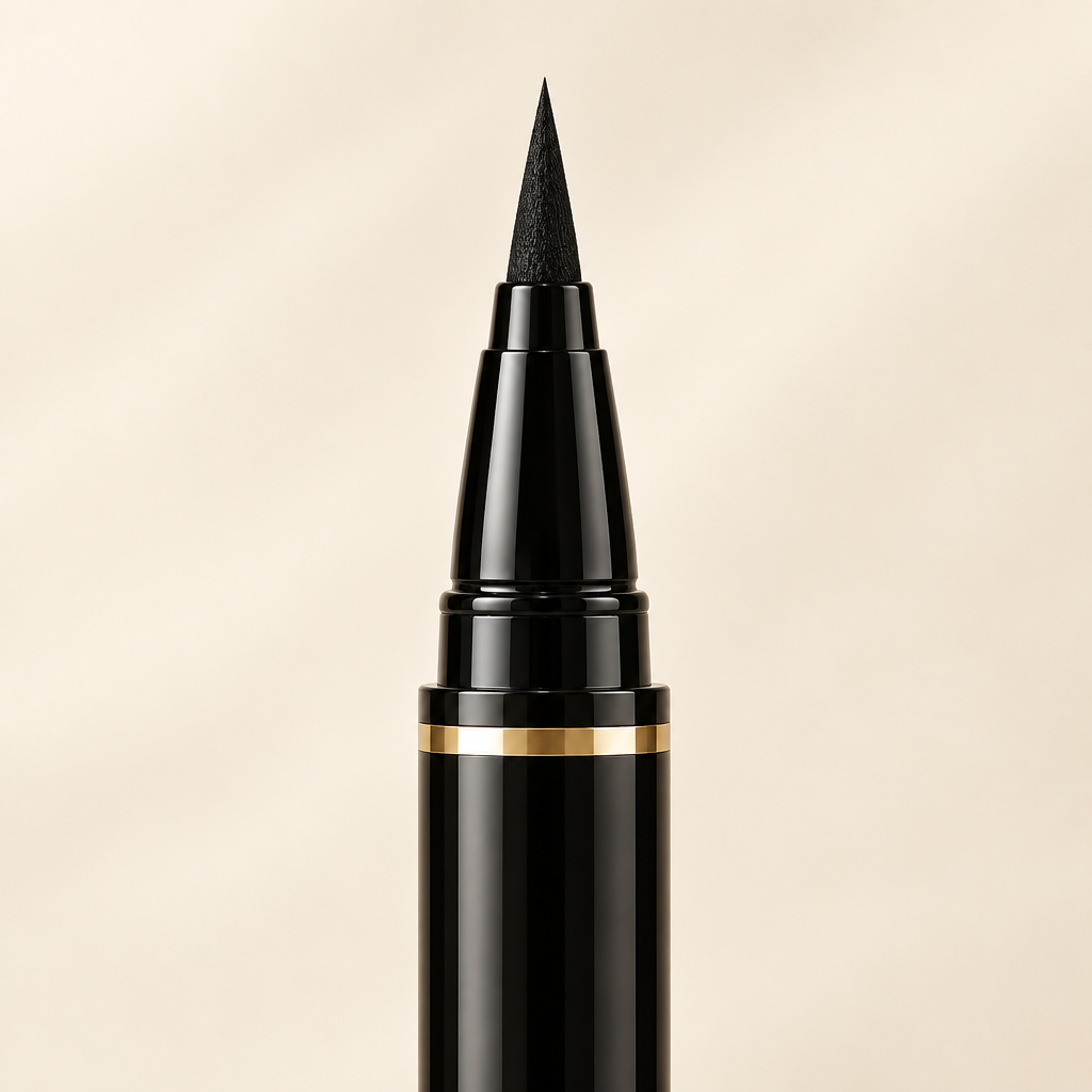 Illustrative close-up of the tip of an open One Cosmetics eyeliner pen